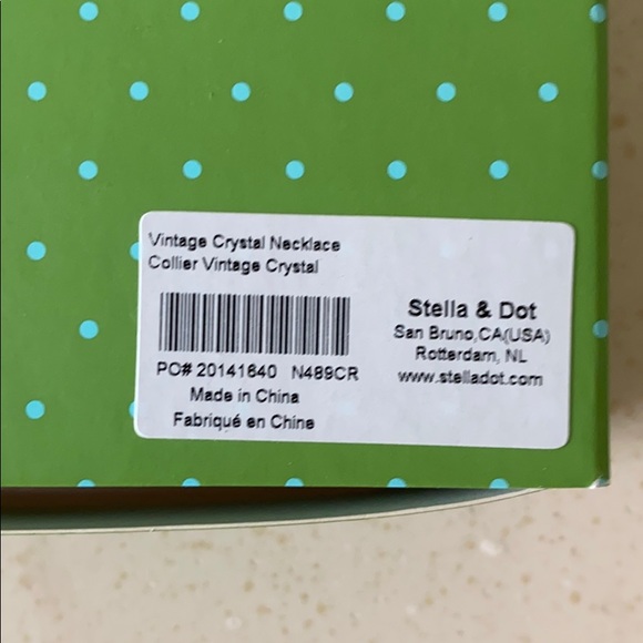 ππStella & Dot Vintage Crystal Necklaceππ - Picture 10 of 10